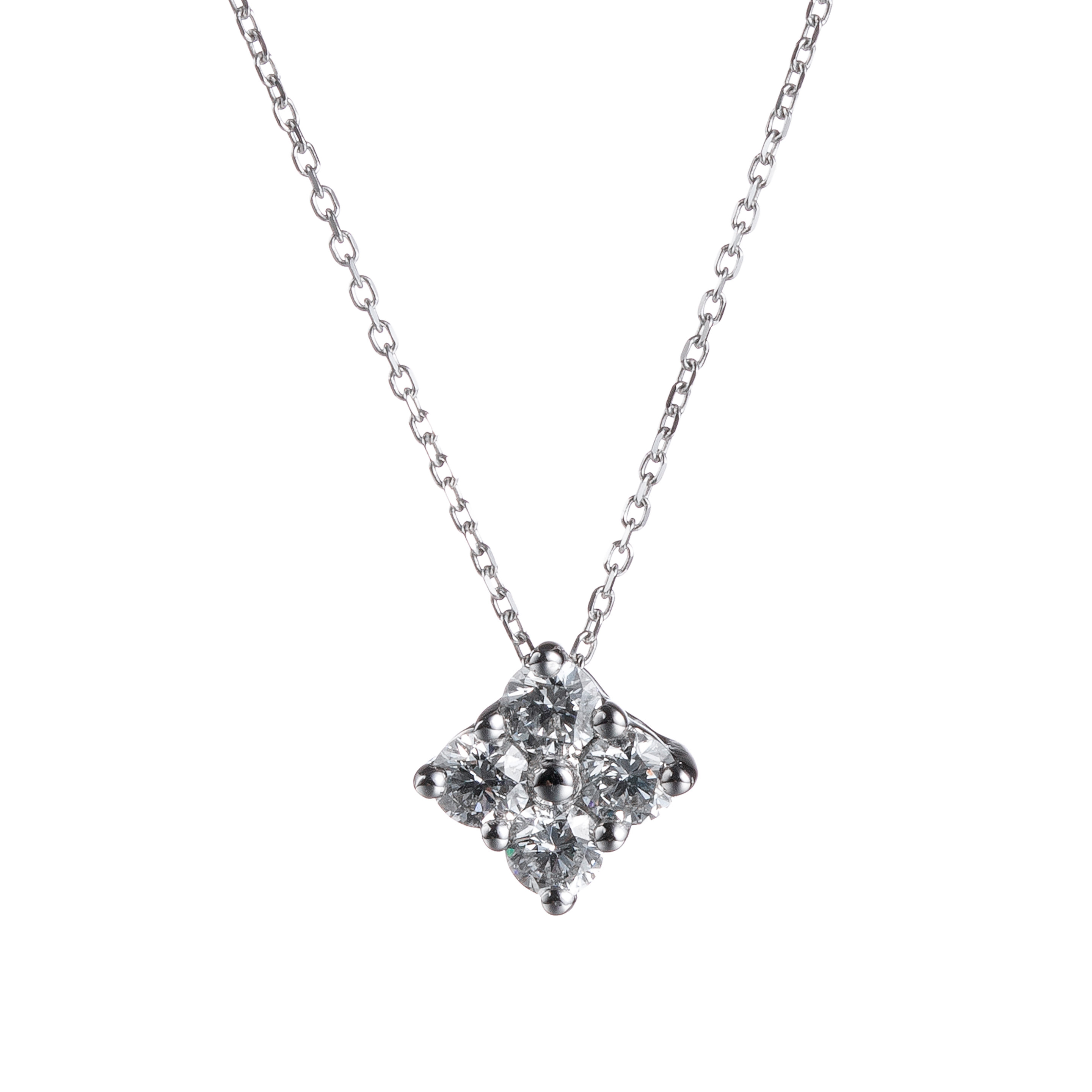 Lozenge Diamond Necklace